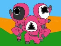 Jeu mobile Coloring book squid game