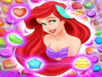 Jeu mobile Ariel | the little mermaid match 3 puzzle