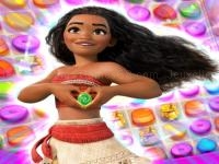 Jeu mobile Moana match 3 puzzle