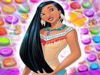 Jeu mobile Pocahontas disney princess match 3