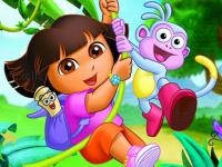 Jeu mobile Dora exploring jigsaw