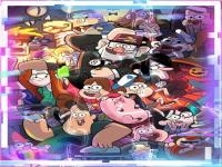 Jeu mobile Gravity falls match3 puzzle