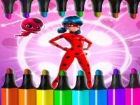 Jeu mobile Miraculous ladybug coloring game