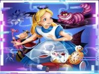 Jeu mobile Alice in wonderland match3 puzzle