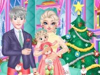 Jeu mobile Frozen family christmas preparation