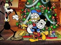 Jeu mobile Preparing mickey for christmas match 3