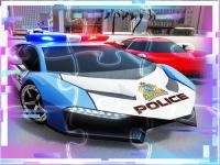 Police cars match3 puzzle slide