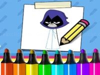 Teen titans go! how to draw raven
