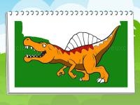 Coloring book dinosaurs