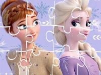 Jeu mobile Frozen sister jigsaw