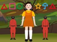 Jeu mobile Squid game hidden signs
