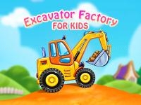 Jeu mobile Excavator factory for kids