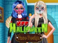 Jeu mobile Bff halloween face design