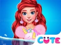 Jeu mobile Princess turned into mermaid