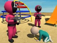 Jeu mobile Squid game dalgona candy 3d