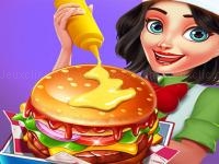 Jeu mobile Cooking burger maker chef
