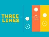 Jeu mobile Three lines game