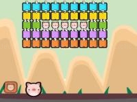 Jeu mobile Pigs vs blocks