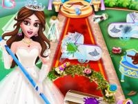 Jeu mobile Princess wedding cleaning