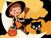 Jeu mobile Little witch puzzle