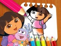 Jeu mobile Dora the explorer the coloring book