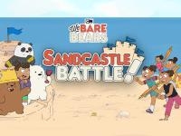 Jeu mobile Sandcastle battle - we bare bears