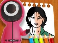Jeu mobile Squid game coloring book