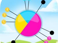 Jeu mobile Color pin circle - addictive pin shooter game