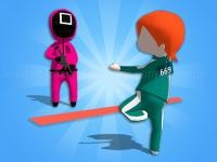 Jeu mobile Squid game fun race