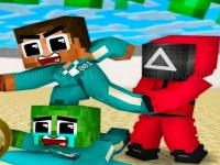Jeu mobile Squid game for minecraft pe