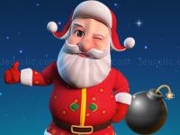 Jeu mobile Santa bomber 3d