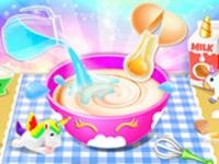 Jeu mobile Unicorn cake make