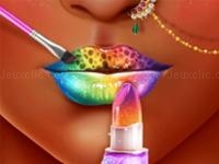 Jeu mobile Lip art - the perfect lipstick makeup game