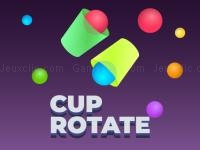 Jeu mobile Cup rotate: falling balls