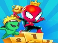 Jeu mobile Stickman fall guys: running race