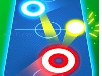 Jeu mobile Air hockey glow: 2 players