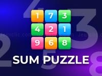 Jeu mobile Sum puzzle: arithmetic