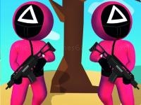 Jeu mobile Squid game 3d challenge