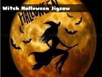 Jeu mobile Witch halloween jigsaw