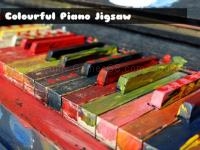 Jeu mobile Colourful piano jigsaw