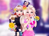 Jeu mobile Disney princess elsa and disney princess anna