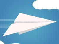 Jeu mobile Paper plane