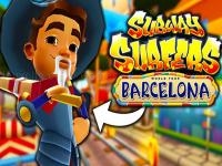 Jeu mobile Subway surfers barcelona