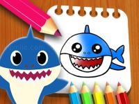 Jeu mobile Baby shark coloring book