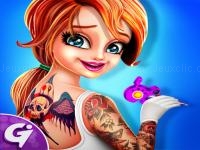 Jeu mobile Tattoo dash : artistic designs shop simulator game