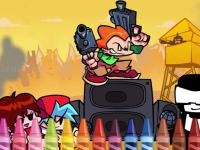 Jeu mobile Friday night funkin coloring