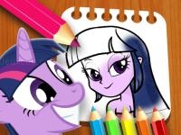 Jeu mobile Equestria girls coloring book