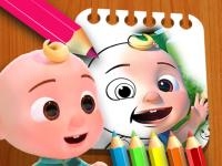 Jeu mobile Cocomelon coloring book