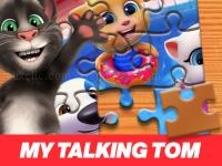 Jeu mobile Talking tom and friends jigsaw puzzle