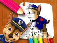 Jeu mobile Paw patrol coloring book html5